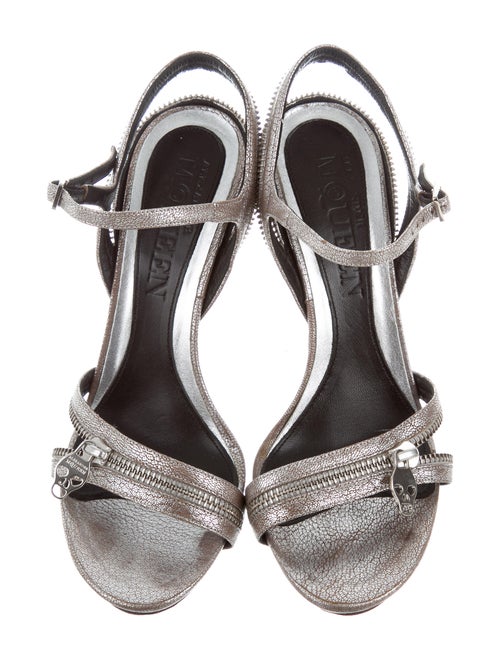 Alexander McQueen Distressed Skull Sandals