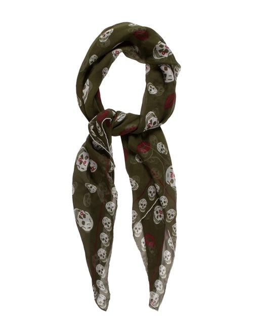 Alexander McQueen Skull Printed Scarf