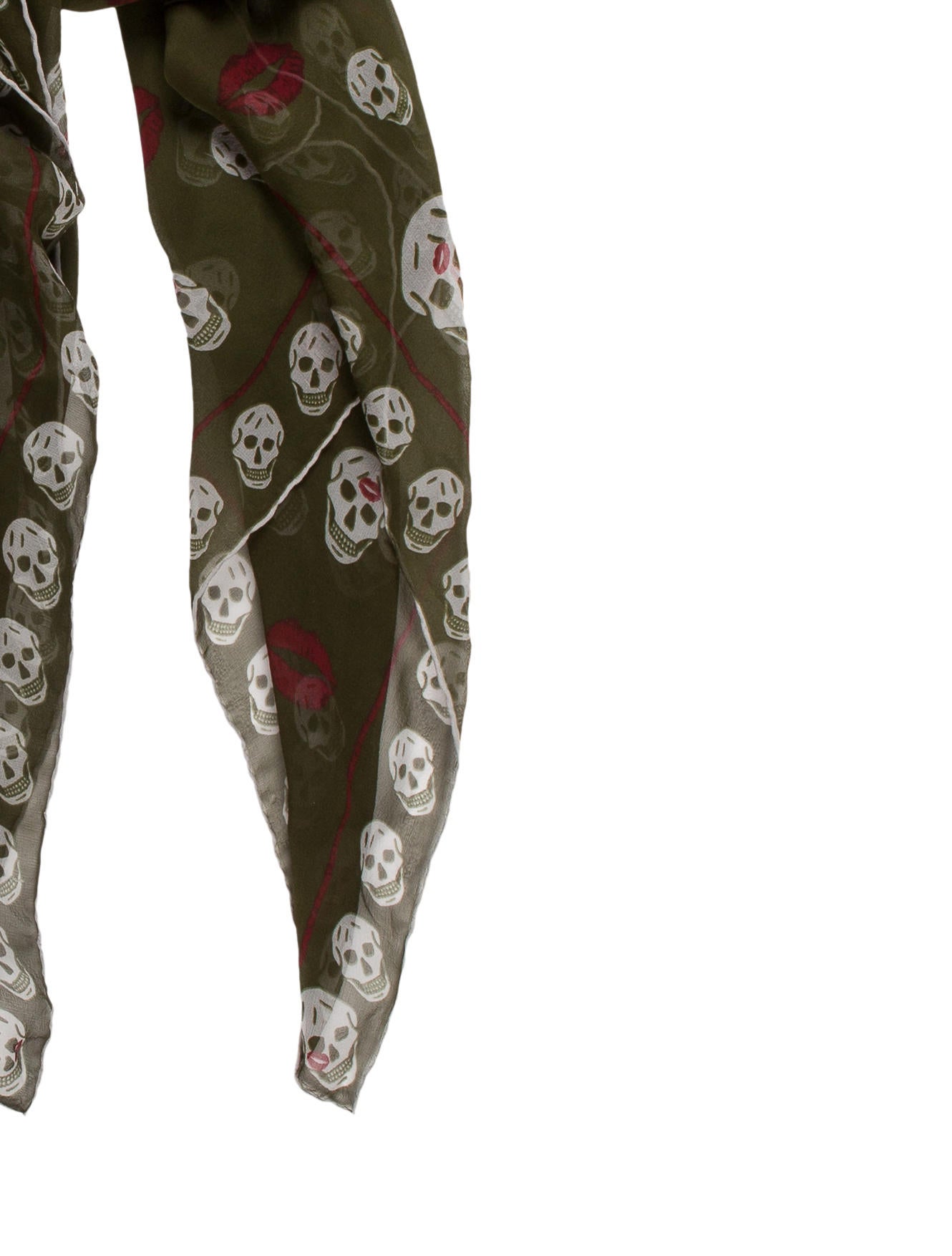 Alexander McQueen Skull Printed Scarf