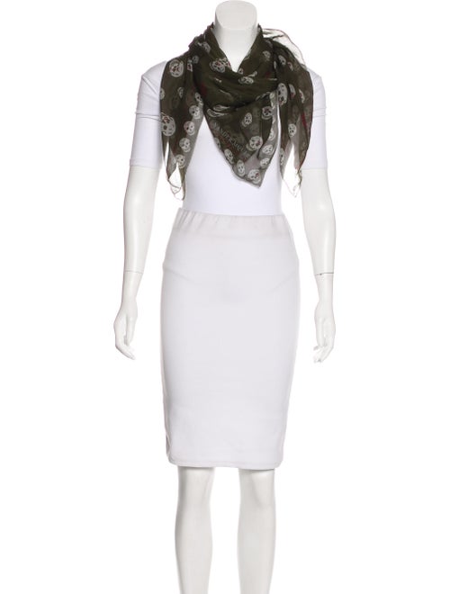 Alexander McQueen Skull Printed Scarf