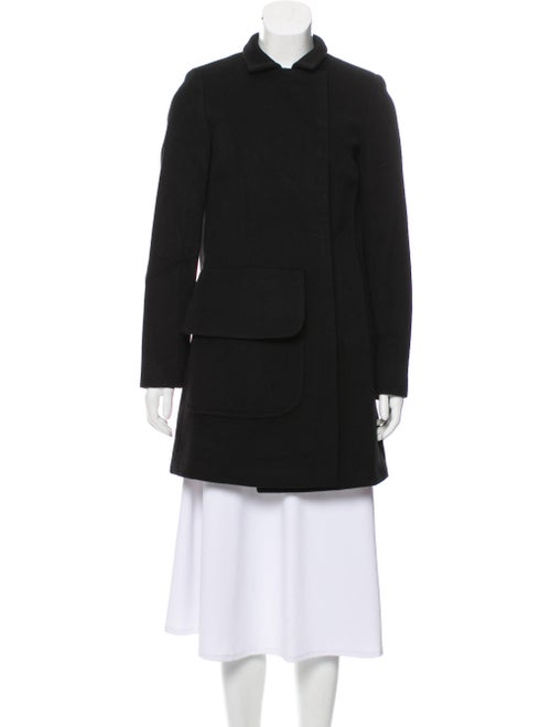 Alexander McQueen Cashmere Short Coat Black