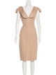 Alexander McQueen Textured Midi Dress