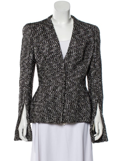 Alexander McQueen Bouclé Collarless Blazer w/ Tags