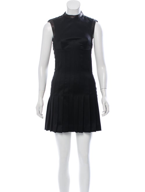 Alexander McQueen Wool Mini Dress Wool