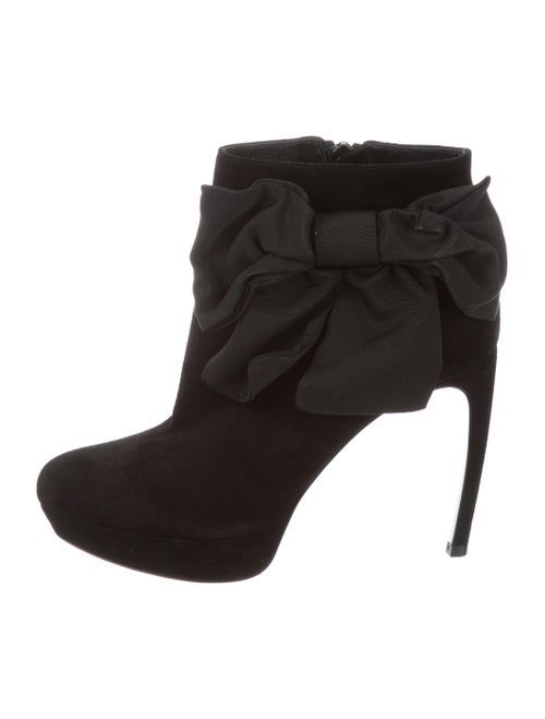 Alexander McQueen Platform Ankle Boots Black