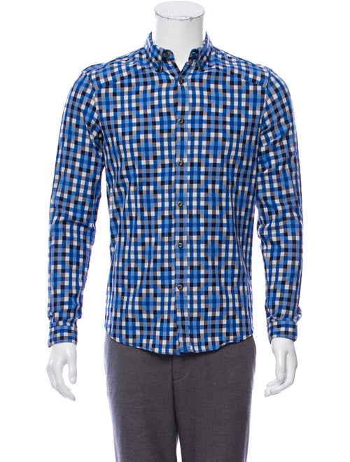Alexander McQueen Checkered Button-Up Shirt multic