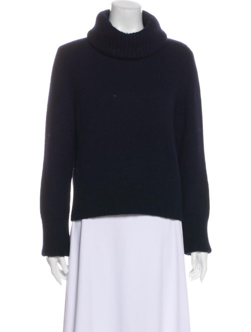 Alexander McQueen Turtleneck Sweater Blue