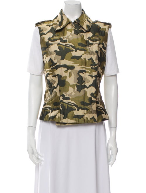 Alexander McQueen Printed Vest Green