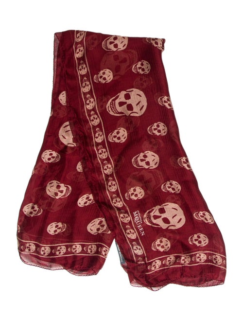Alexander McQueen Skull Silk Scarf