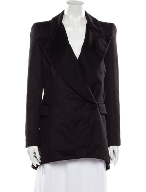 Alexander McQueen Cashmere Coat Black