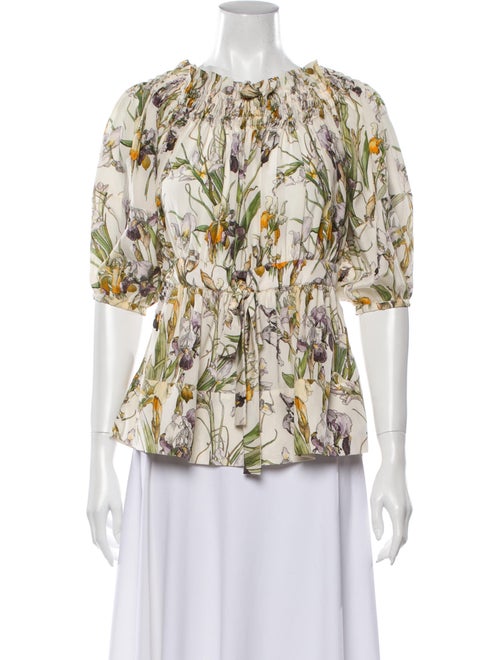 Alexander McQueen 2017 Silk Blouse