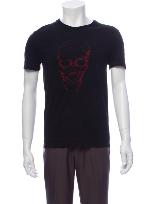 Alexander McQueen Skull Crew Neck T-Shirt black