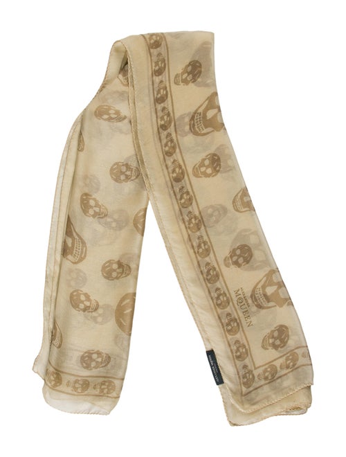 Alexander McQueen Silk Skull Scarf