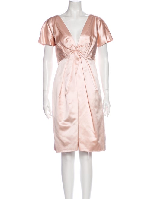 Alexander McQueen 2008 Knee-Length Dress Pink