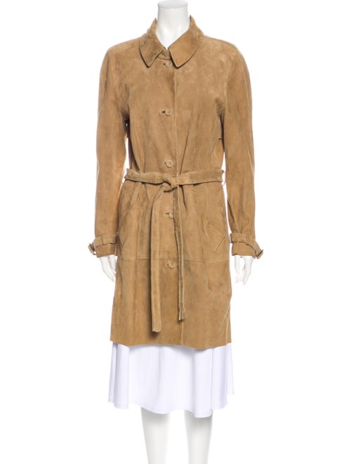 Alexander McQueen Leather Trench Coat