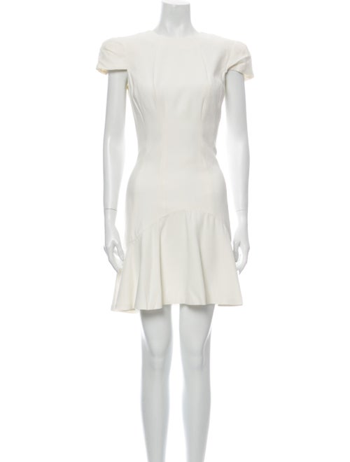 Alexander McQueen Crew Neck Mini Dress