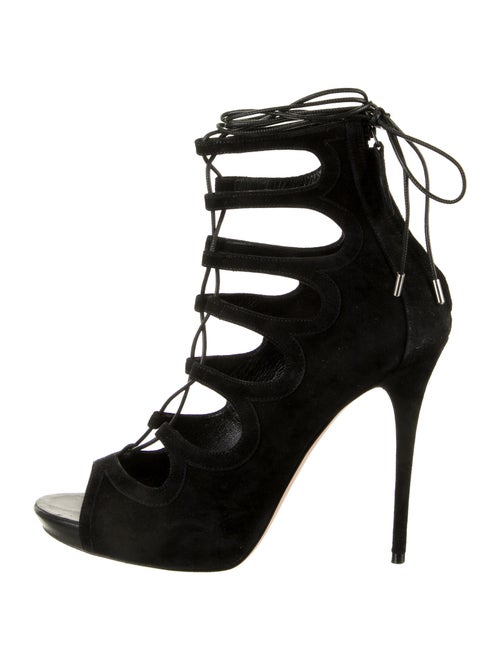 Alexander McQueen Suede Sandals Black