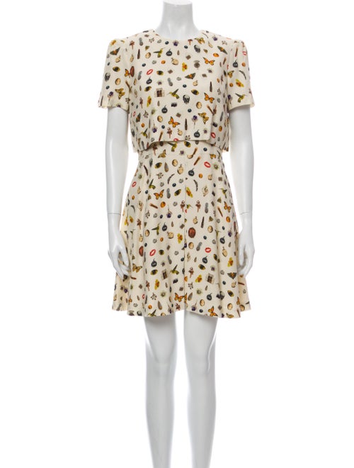 Alexander McQueen Printed Mini Dress