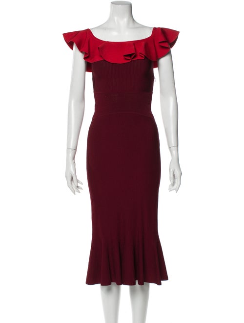 Alexander McQueen 2018 Midi Length Dress
