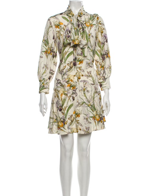 Alexander McQueen Silk Mini Dress