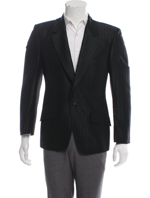 Alexander McQueen Vintage Jacquard Wool-Blend Blaz