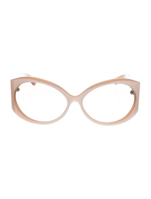 Alexander McQueen Gradient Round Sunglasses