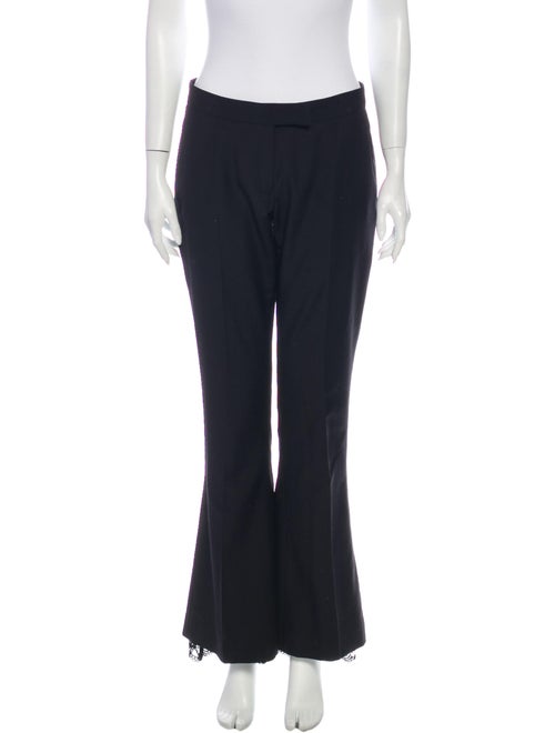 Alexander McQueen Straight Leg Pants Black