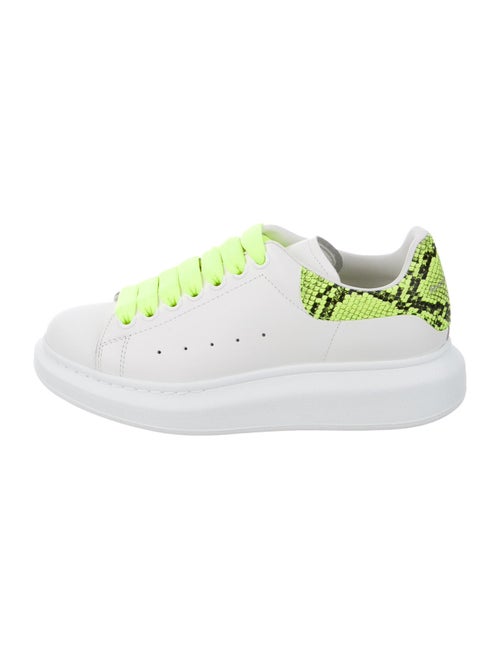 Alexander McQueen Leather Sneakers Green
