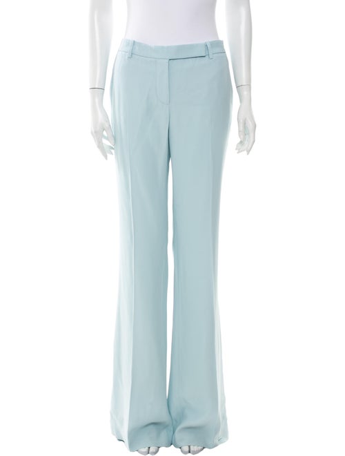 Alexander McQueen Wide Leg Pants Blue