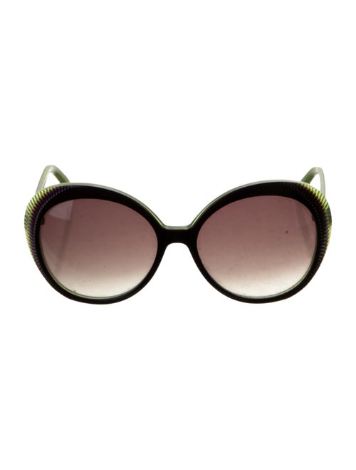 Alexander McQueen Oversize Gradient Sunglasses Pur