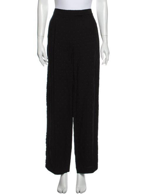 Alexander McQueen Wide Leg Pants Black