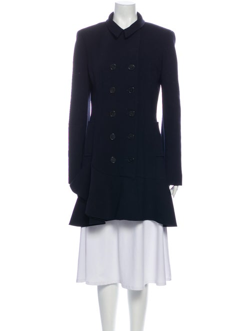 Alexander McQueen 2015 Trench Coat Blue