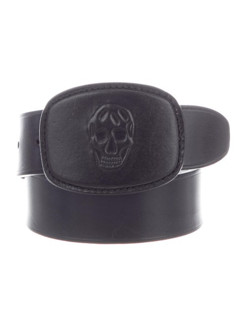 Alexander McQueen Leather Belt Black