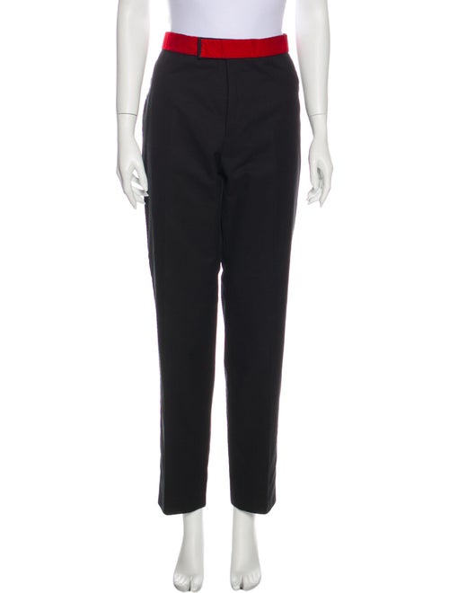 Alexander McQueen Straight Leg Pants Black