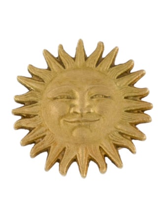 Anthony Lent 18K Tiny Sunface Single Stud Earring