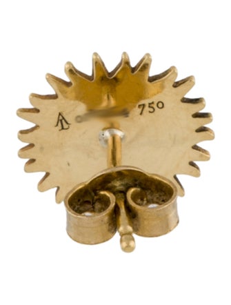 Anthony Lent 18K Tiny Sunface Single Stud Earring