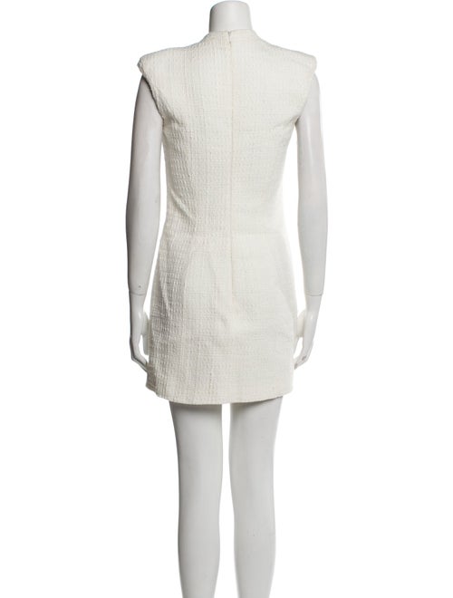 Alessandro Vigilante Plunge Neckline Mini Dress