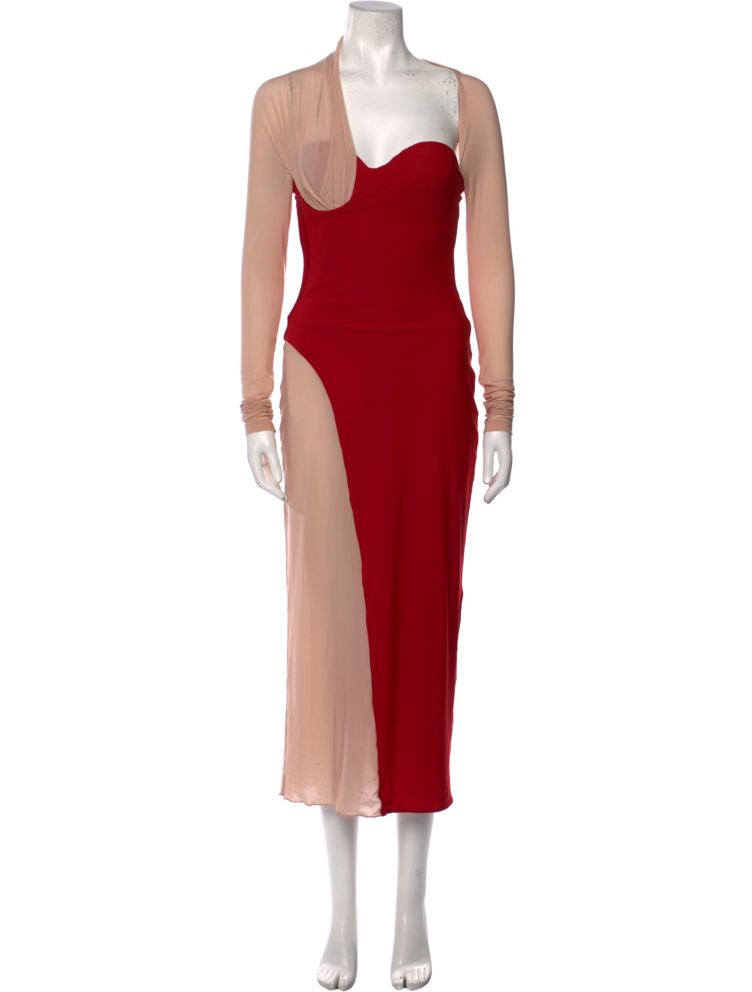 Alessandro Vigilante Asymmetrical Long Dress