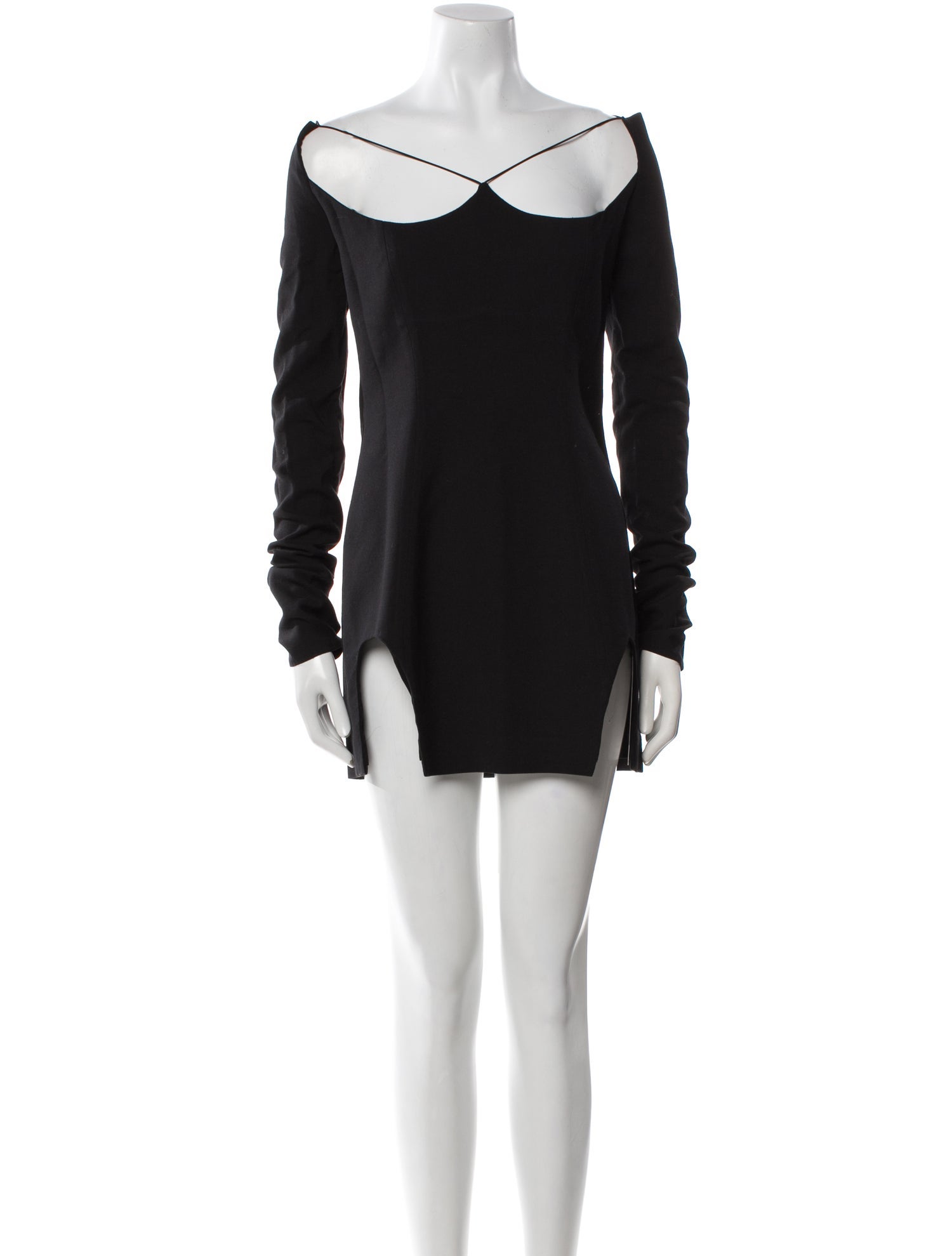 Alessandro Vigilante V-Neck Mini Dress