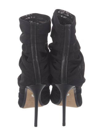 Alevi Mesh Ruffle Embellishment Pumps