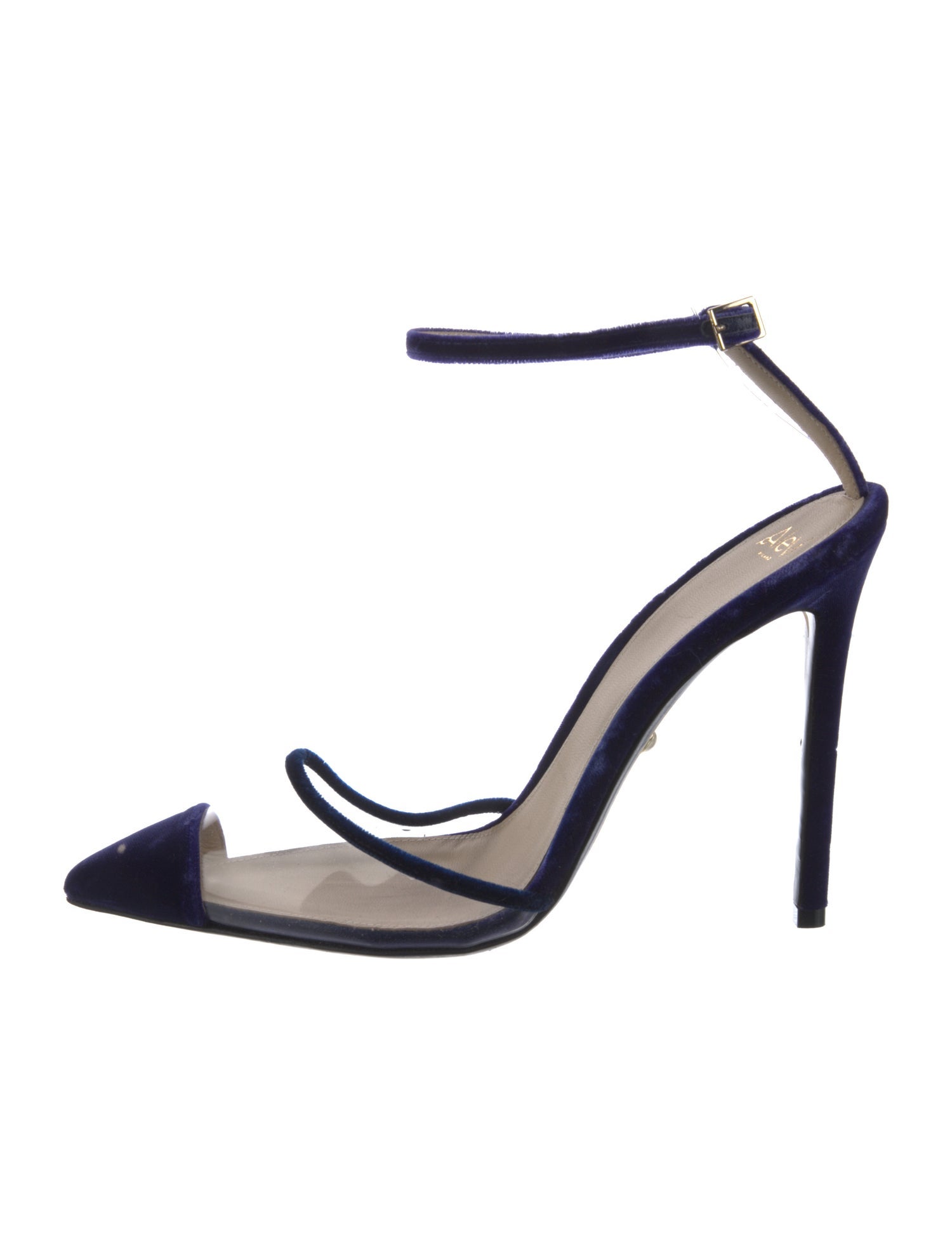Alevi Velvet Lasercut Accents D'Orsay Pumps