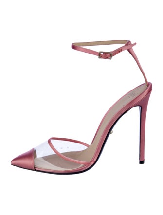 Alevi Satin D'Orsay Pumps