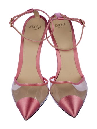 Alevi Satin D'Orsay Pumps
