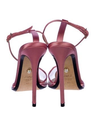 Alevi Satin D'Orsay Pumps