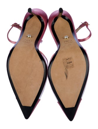 Alevi Satin D'Orsay Pumps