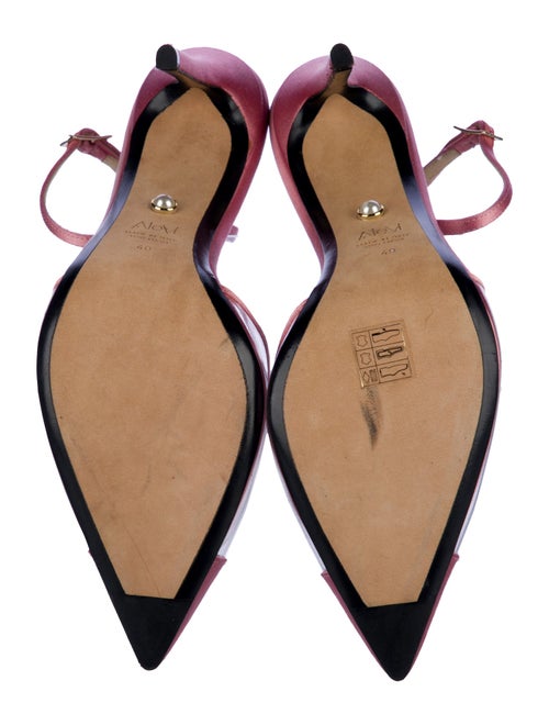 Alevi Satin D'Orsay Pumps