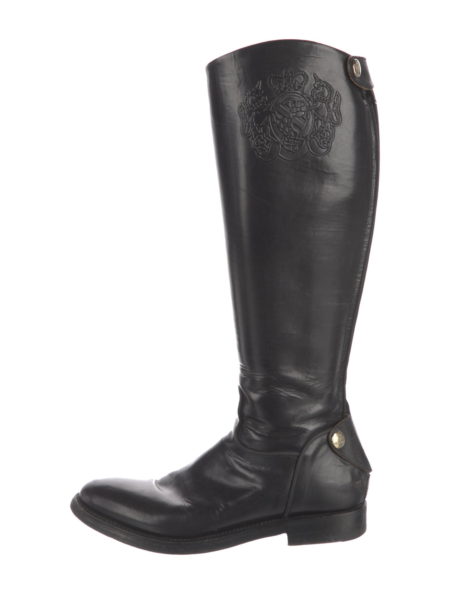 Alberto Fasciani Leather Riding Boots