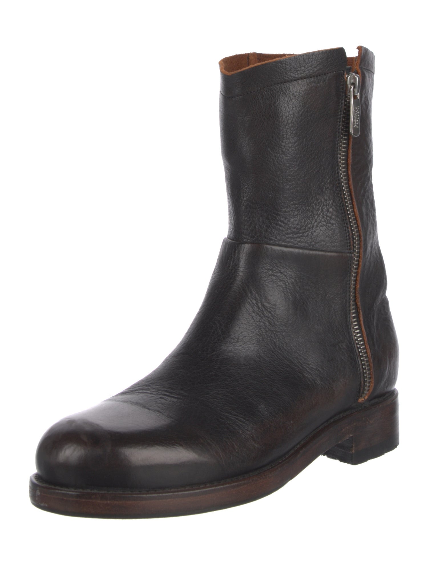 Alberto Fasciani Leather Moto Boots
