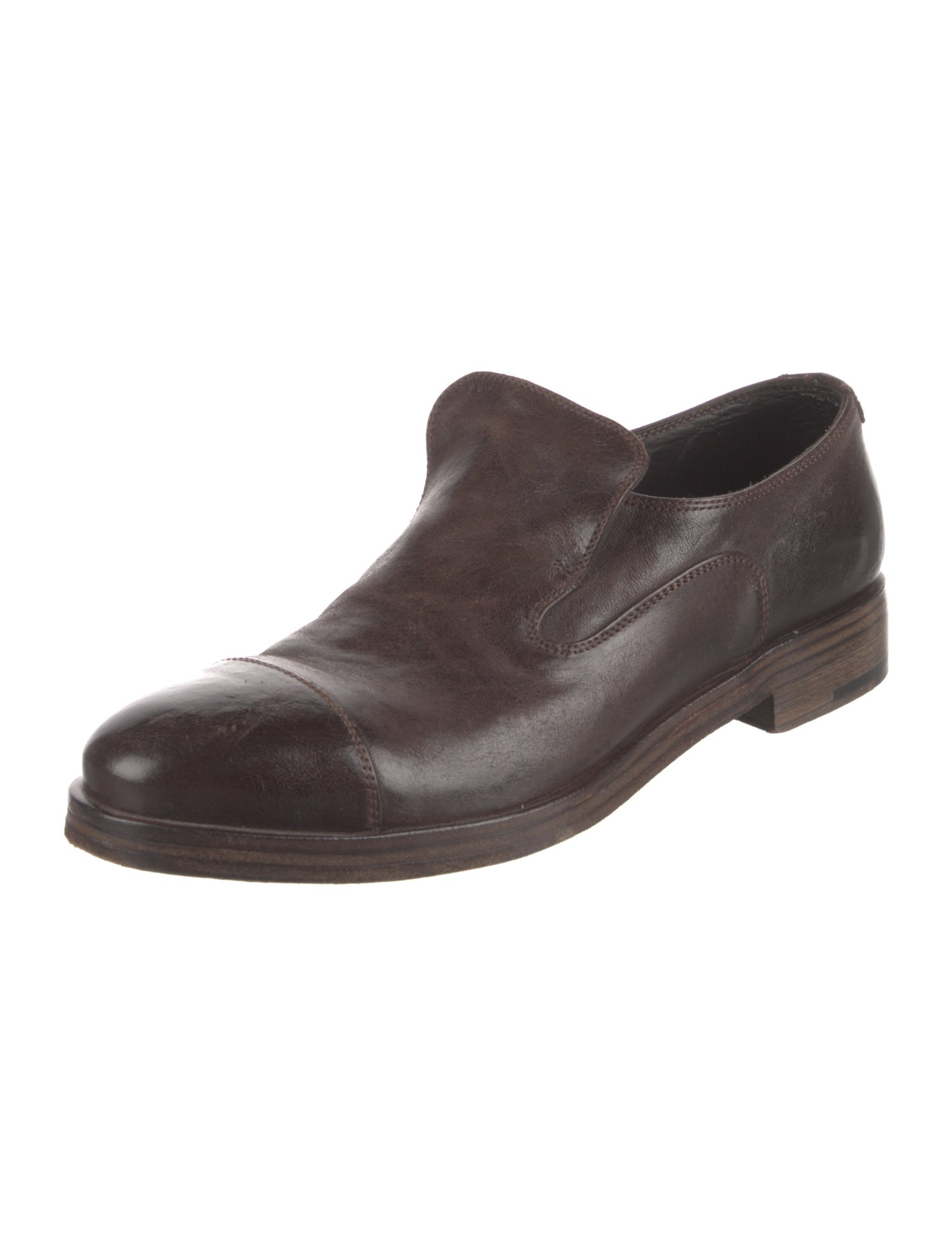 Alberto Fasciani Leather Loafers