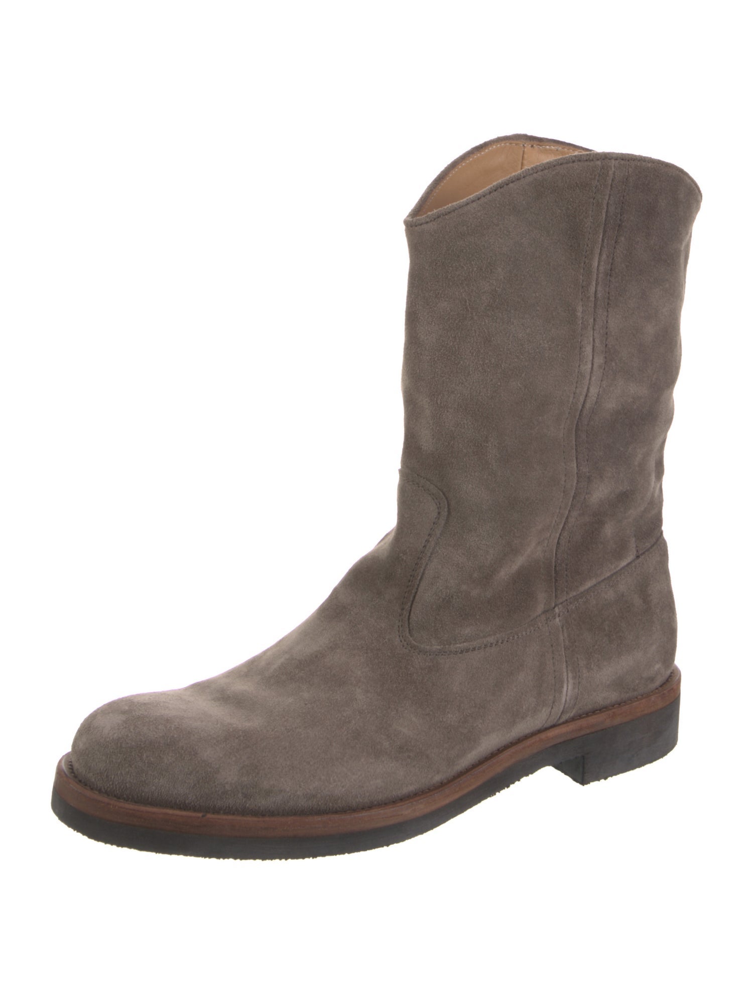 Alberto Fasciani Suede Western Boots
